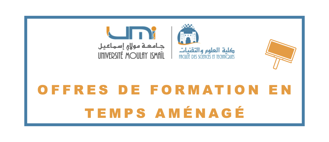 Offres de Formation en Temps Aménagé (Masters SHRNO et BD2EAT)