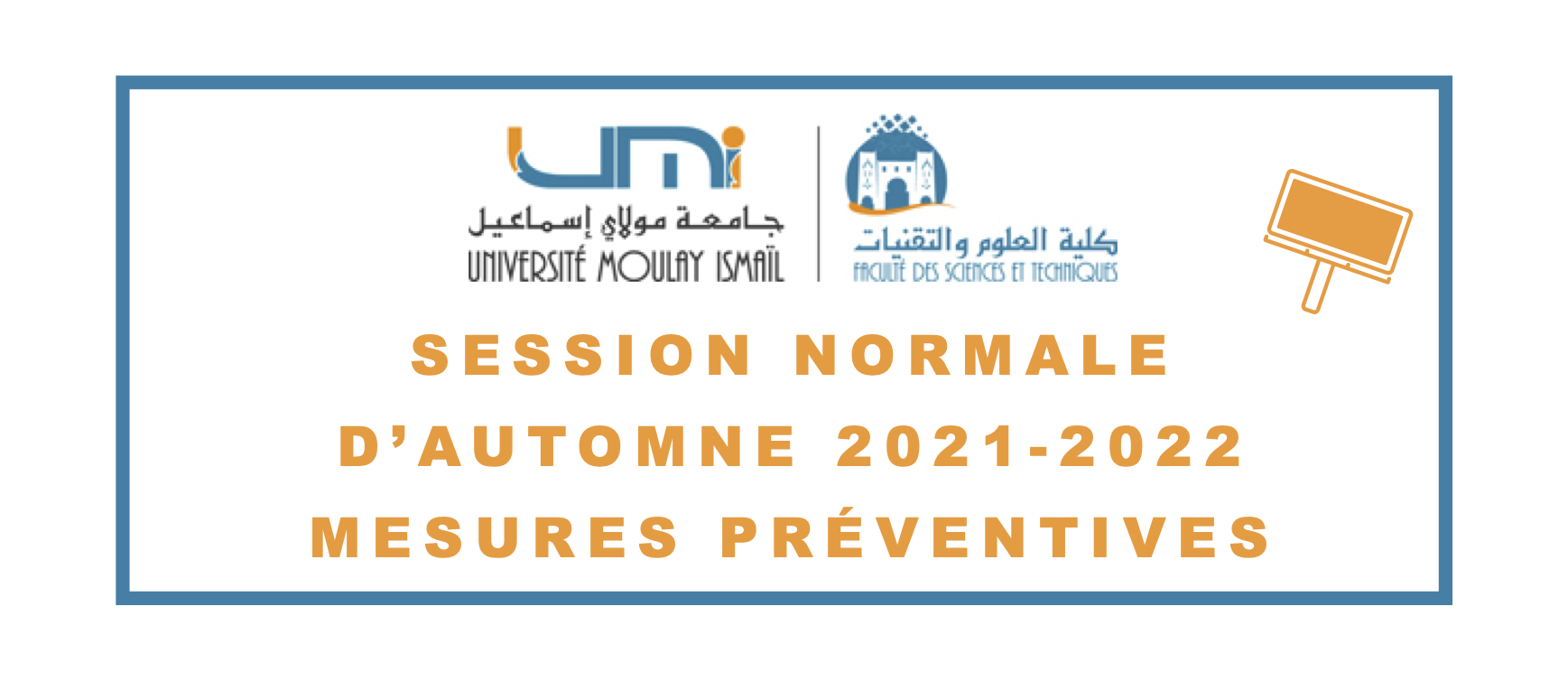 Session d’examens d’automne 2021-2022: Mesures préventives