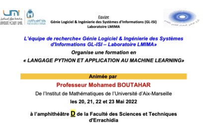 Formation: Langage Python et Application au Machine Learning