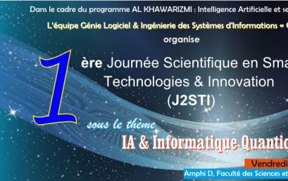 Equipe GL-ISI : Première Journée Scientifique Smart Technologies & Innovation : Vendredi 16 Décembre 2022