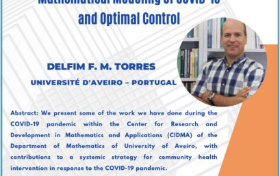 Annonce de la conférence du Professeur Delfim F. M. TORRES de l’Université d’Aveiro – Portugal, le 10 juillet 2023