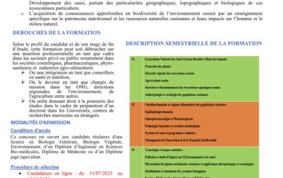 MST SHRNO : Appel à candidature